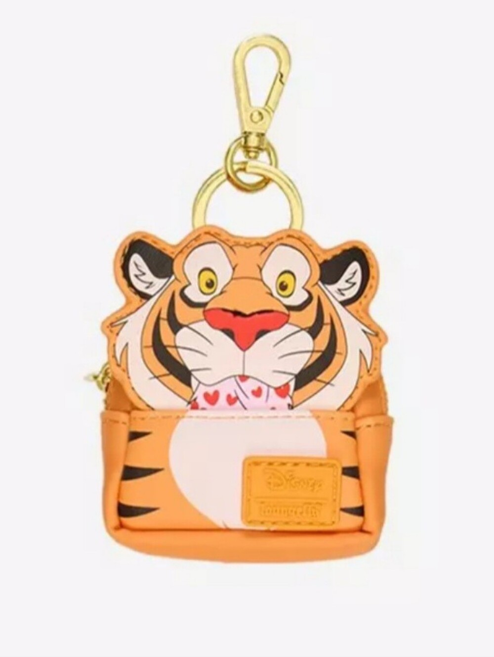 Loungefly Disney Princess Sidekick Rajah From Aladdin Mini Backpack Keychain